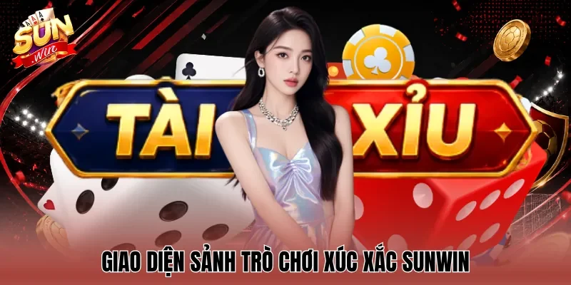 Giao diện sảnh trò chơi xúc xắc Sunwin